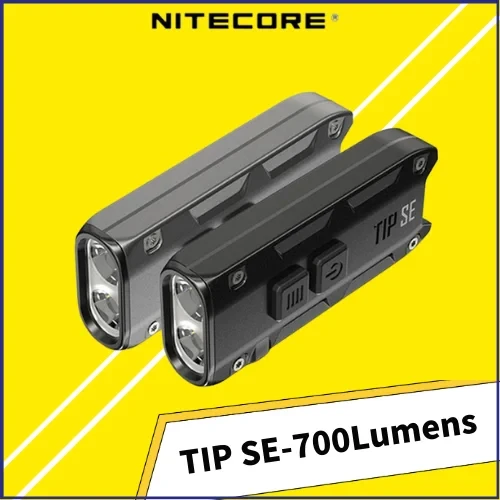 Original NITECORE TIPSE Keychain Light Dual-Core USB Rechargeable 700LM 4 Lighting Modes Utilizes 2 x OSRAM P8 LEDs Flashlight