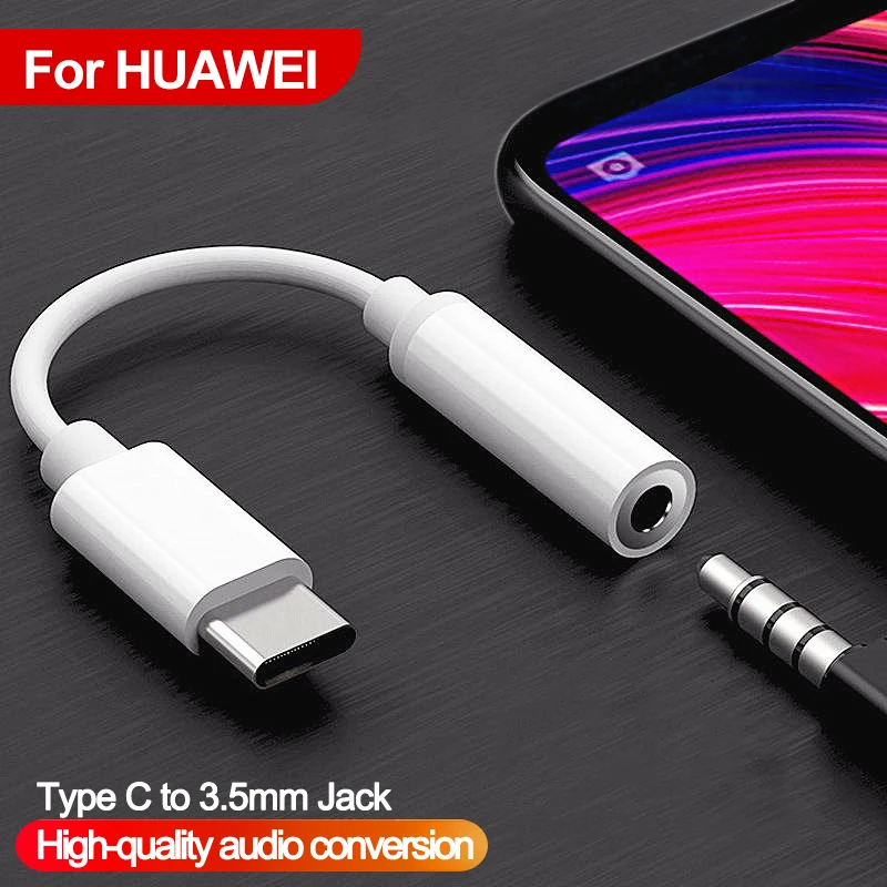 USB C to 3.5mm Headphones Adapter for xiaomi samsung Type C 3.5 Jack Earphone Audio Aux Cable For Huawei P20 P30 Pro Mate 20 30