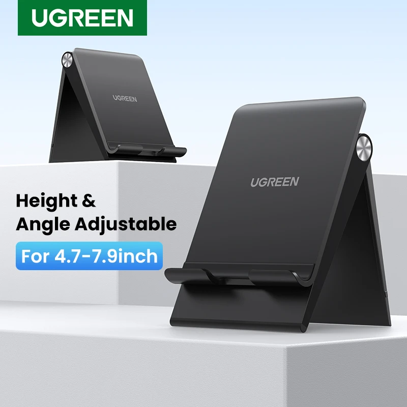 UGREEN Phone Stand Holder Desk Cell Phone Dock Stand for iPhone 11 Pro Max SE 8 7 Adjustable Foldable Mobile Phone Holder Stand