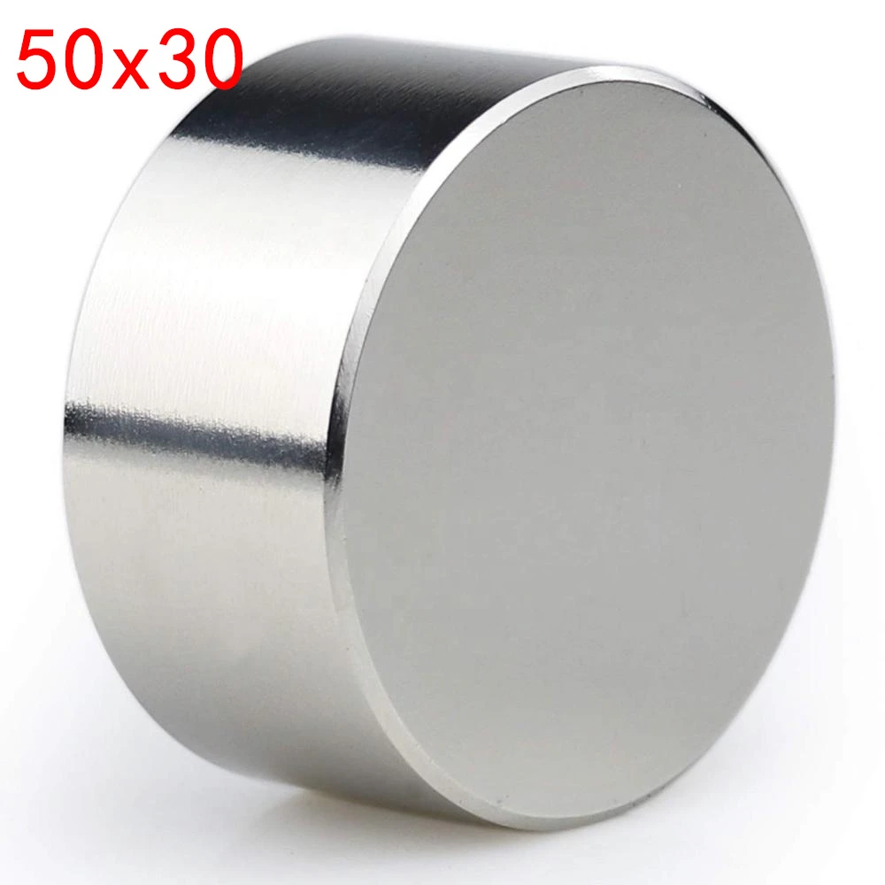 1PC N52 Neodymium Magnet 50*30MM Super Strong Powerful Round Block Rare Earth Magnets 40*20MM Magnetic Imanes