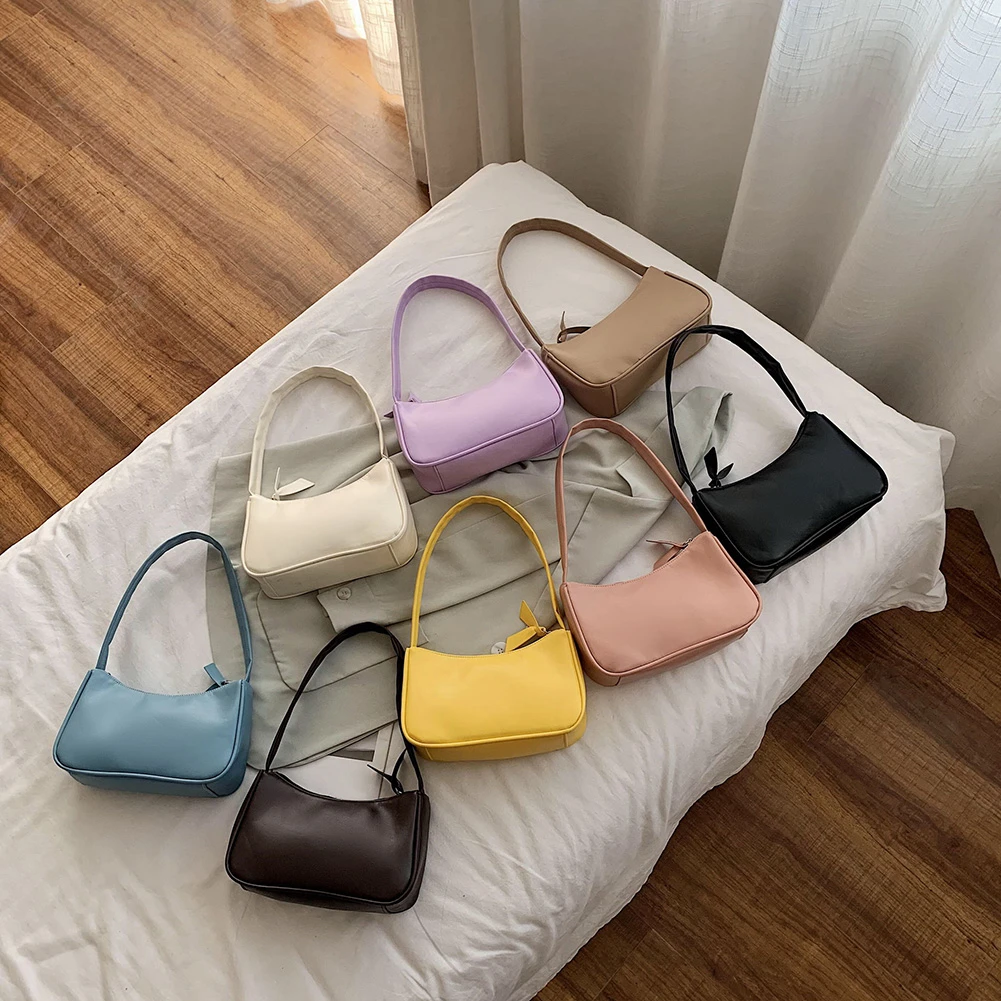 Retro Totes Bags For Women 2021 Trendy Vintage Shoulder Handbag Female Small Underarm Bags Casual Retro Mini Crossbody Bags