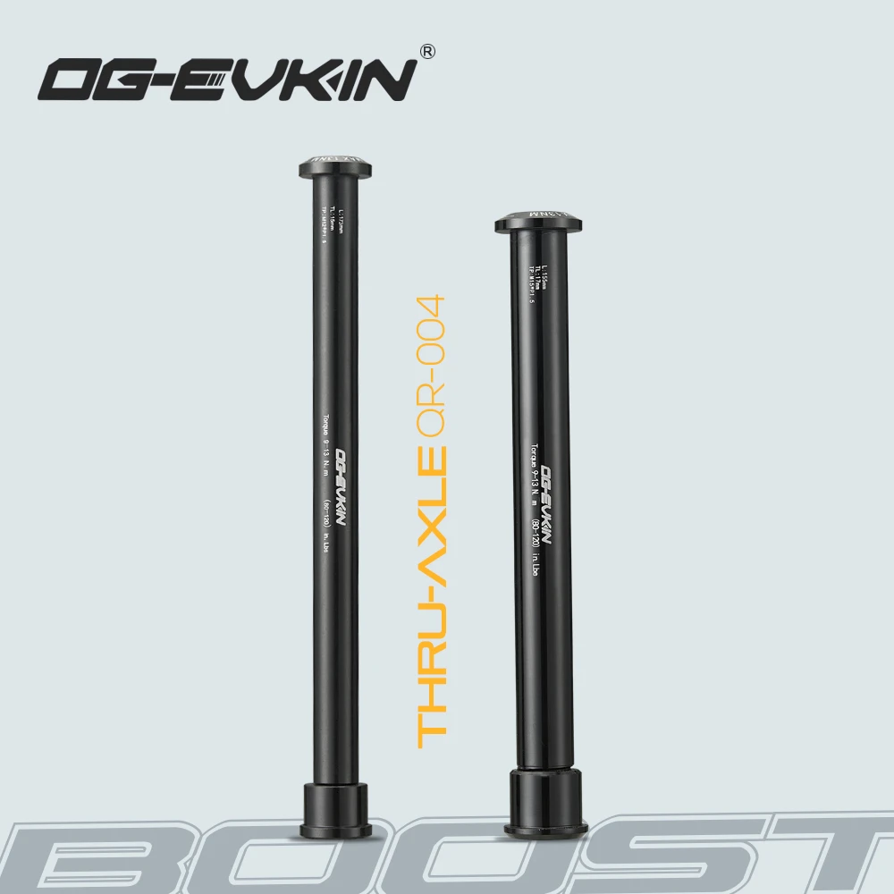 OG-EVKIN QR-004 Thru-Axle M15/M12*P1.5 Front 15x110MM/Rear 12x148MM Bicycle Skewers For MTB Disc Brake 12 speed Quick Release