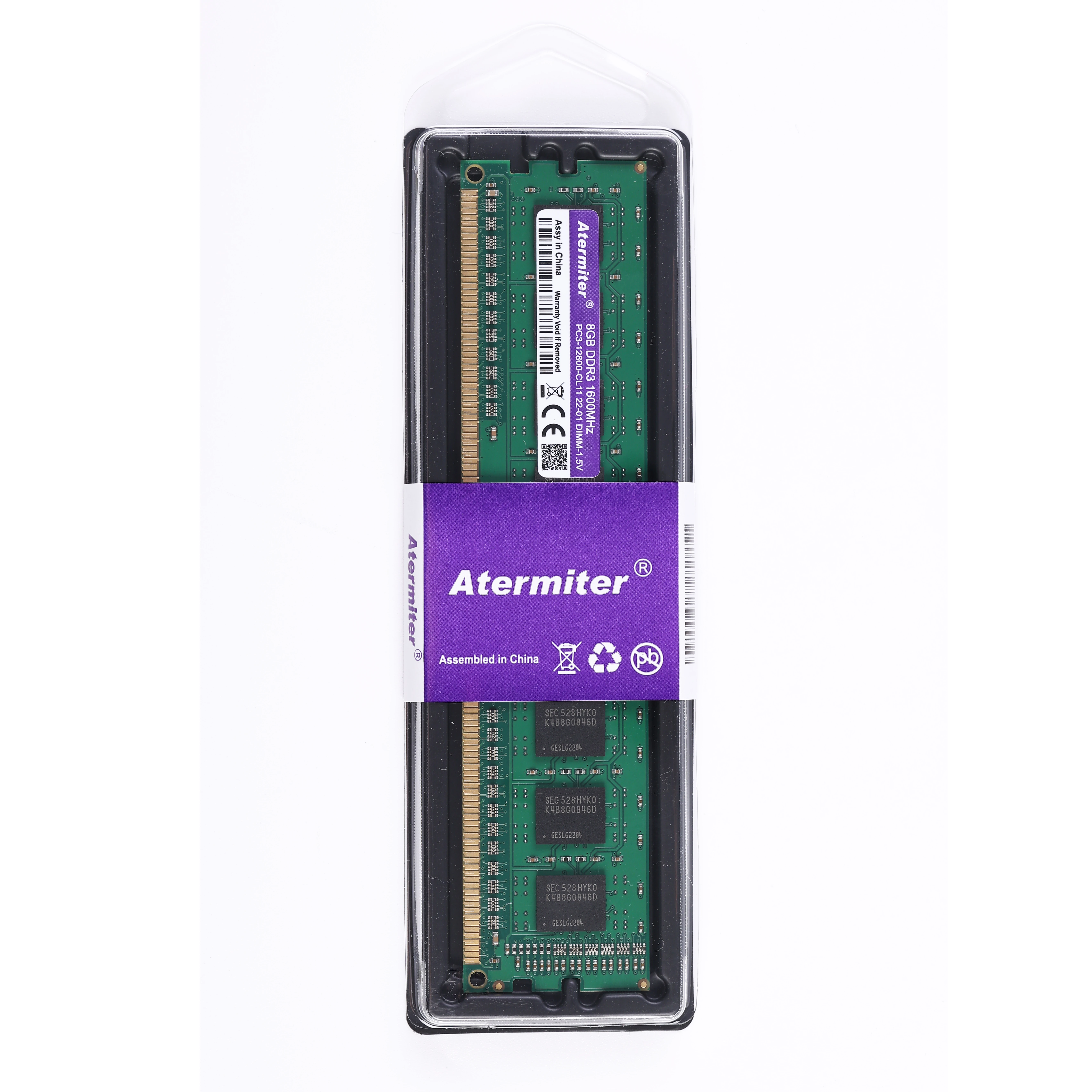 Atermiter 8GB DDR3 PC3 1600Mhz 1866Mhz 1333MHz RAM Desktop PC DIMM Memory 240 pins 4GB 8G 4G Heatsink 1866 1600 1333 RX580