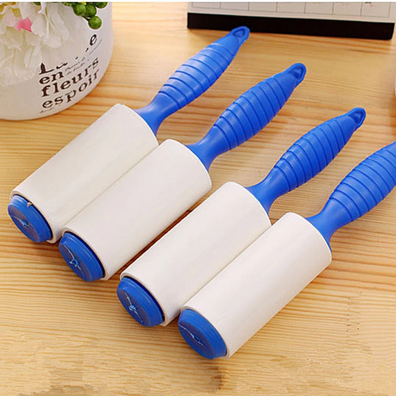 High Quality 30/40 Sheets With Handle Brush Dust Remover Sticky Clothes Pet Dog Hair Fabric Fluff Roller Cleaner Accessories