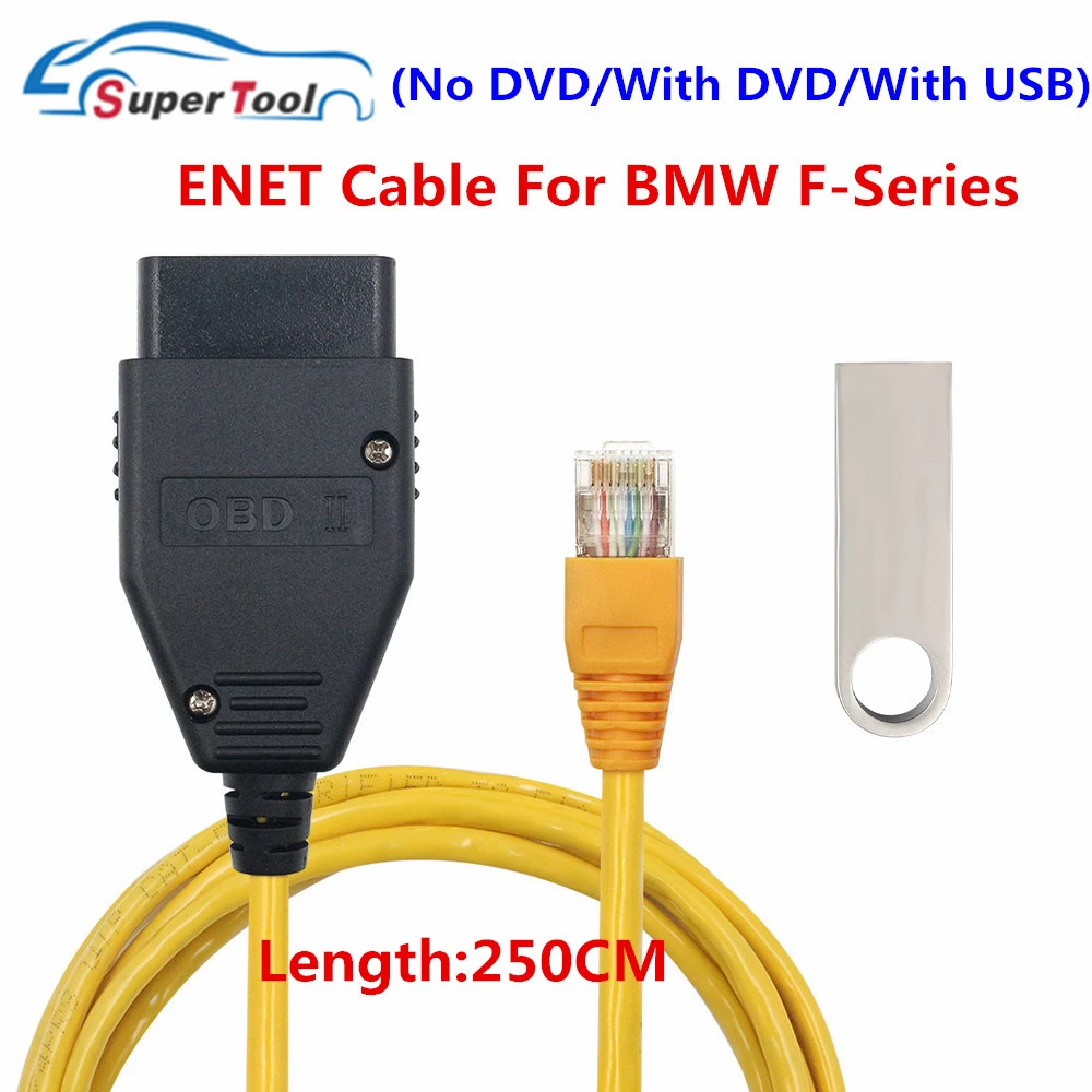 ESYS Date Cable For BWM F-Series ICOM ENET Cable ESYS Coding Cable For BMW Programming E-SYS ICOM Coding Hidden ENET Data Tool