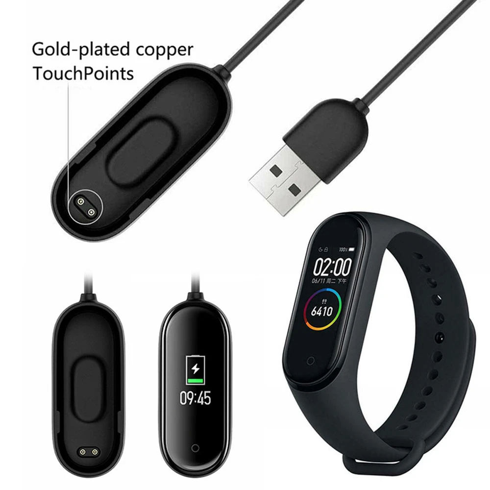 USB Date Cable Charger  For Xiaomi Mi Band 2 3 4 5 Miband 5 Smart Wristband Bracelet Mi band 3 Charging cable Charger Adapter Wi