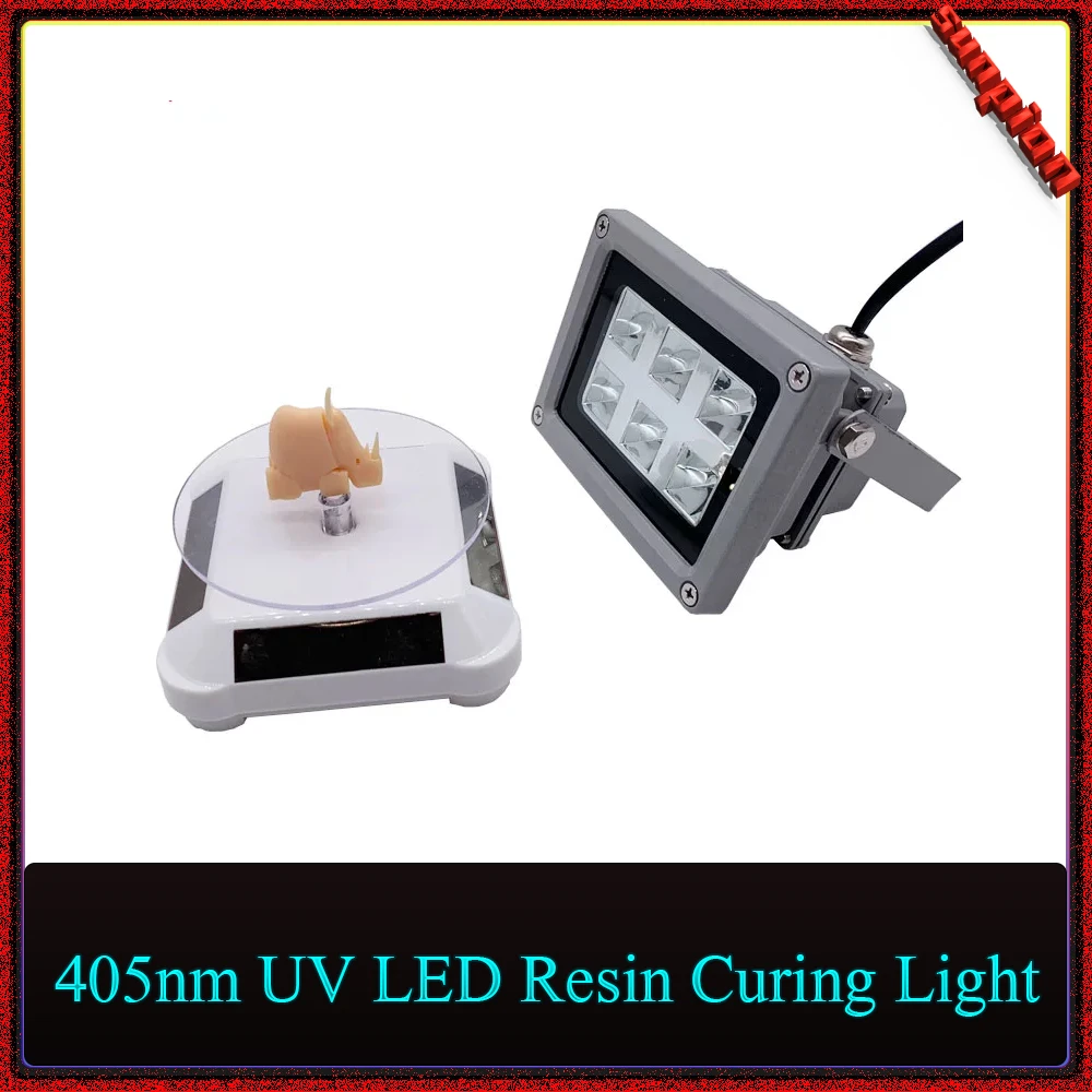 High Quality 110-260V 405nm UV LED Resin Curing Light Lamp for SLA DLP 3D Printer Photosensitive Accessories Hot sale