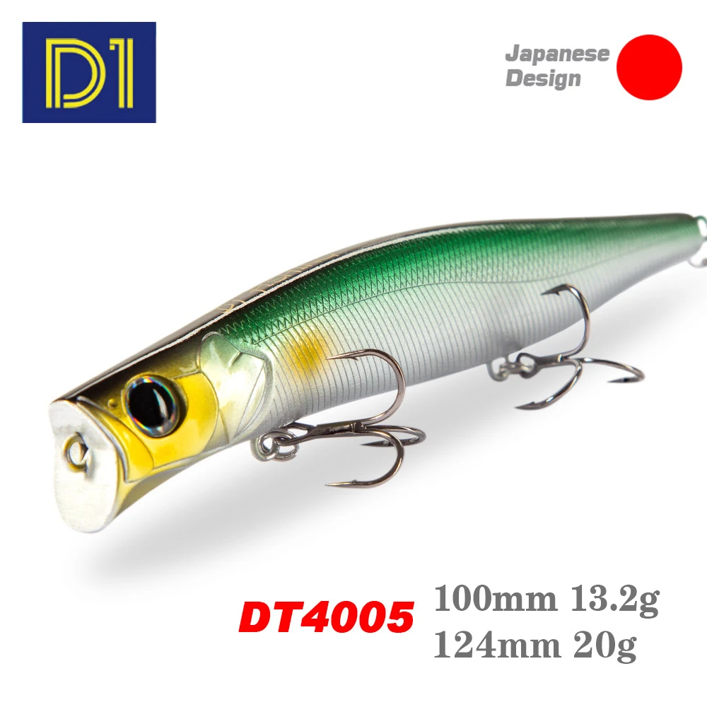 D1 Topwater Poppers Fishing Lures KAGELOU 124F 20g Surface Hard Baits Saltwater Wobblers Seabass Pike Pesca 2020 Fishing Tackle