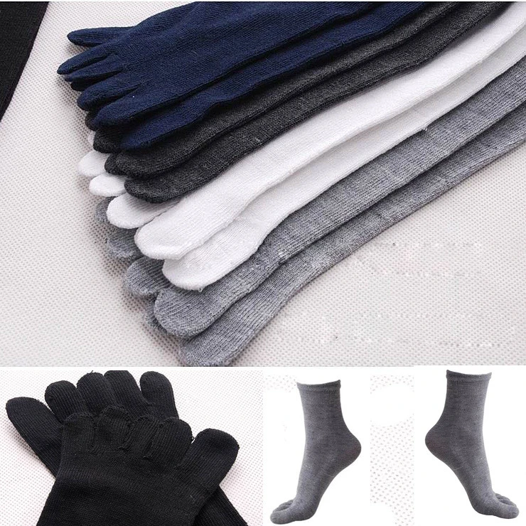 Men Women Socks for Five Toed Barefoot Running Shoes Socks Sports Ideal for Five 5 Finger Toe Socks