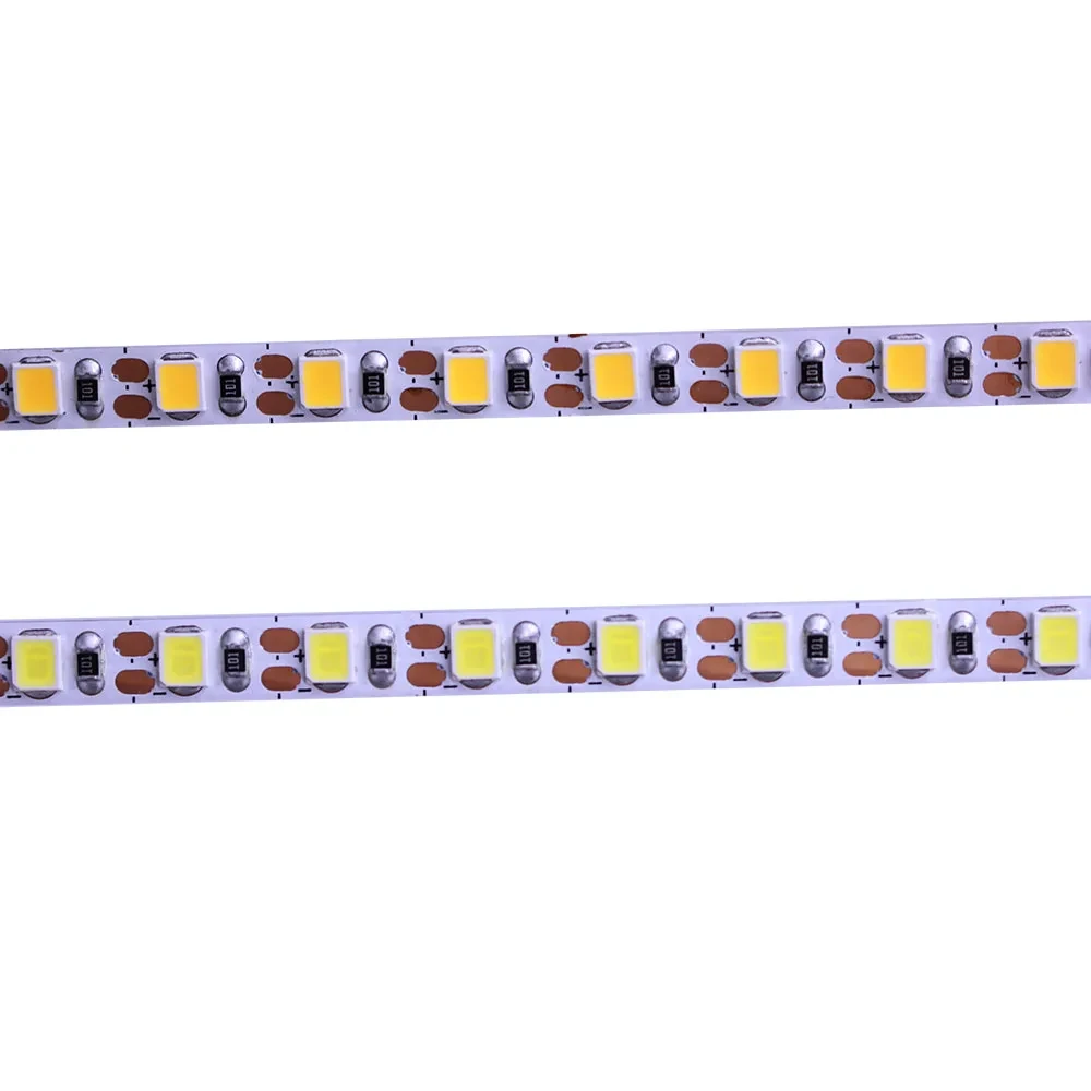 5V 12v 24v 2835 LED Strip 4mm 5mm 8mm PCB 120LEDs 120LEDs/M DC5 12V Flexible LED Light Warm Whit /White NW 5m/lot