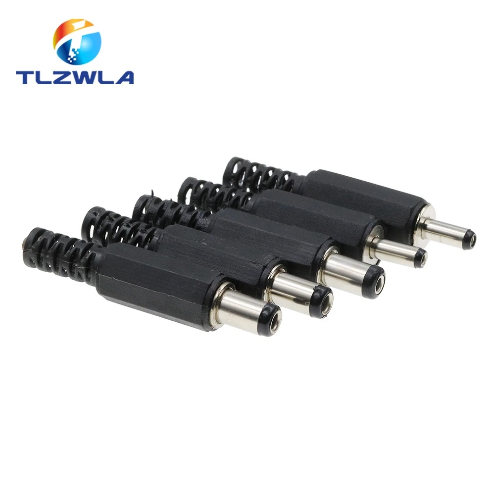 10PCS DC Power Plug 5.5*2.1mm 5.5* 2.5mm 3.5*1.35mm 6.3*3.0mm Adapter Connector Plug 2.5X0.7MM