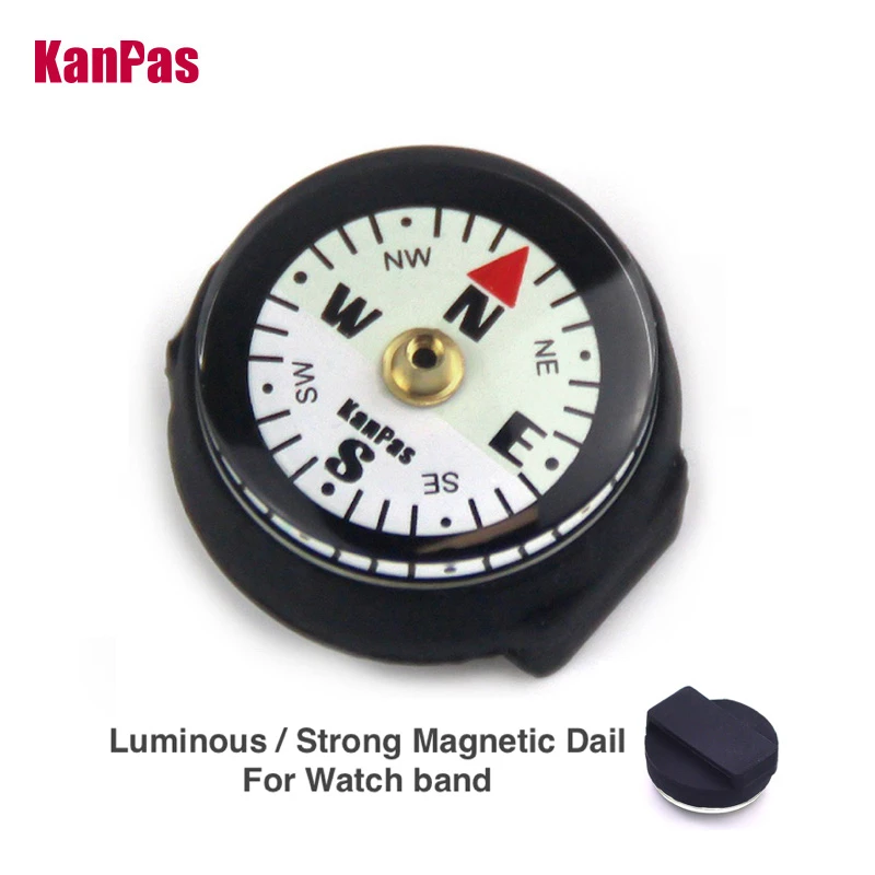 KANPAS high quality wrist band compass/super luminous compass/basic dive compass/outdoors compass accessory/no bubble capsule