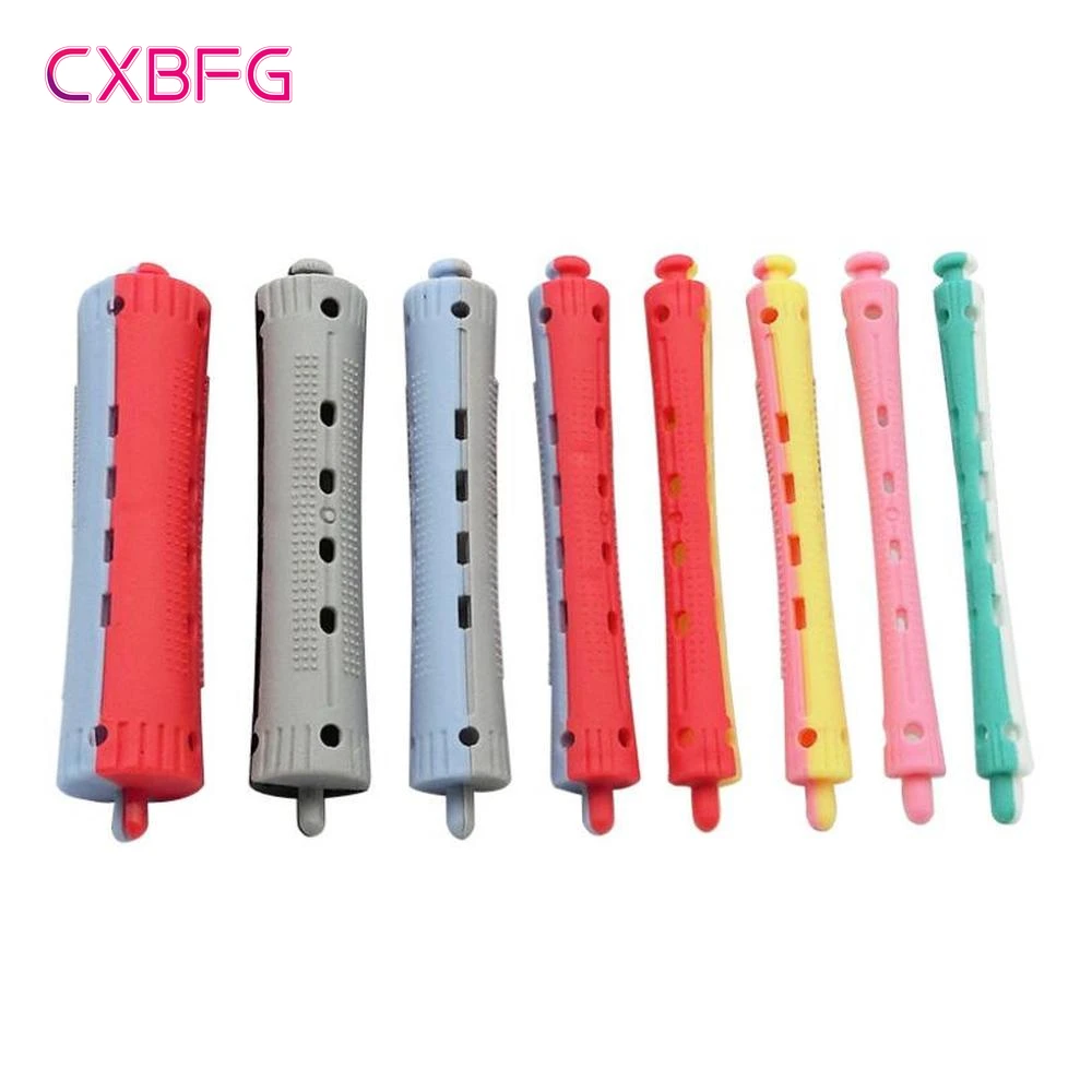 12pcs/lot Hair Curler Pull Core Hair Roller Magic Hair Curlers Rollers Wave Formers Barber Hair Styling Tool Salon Accessaries