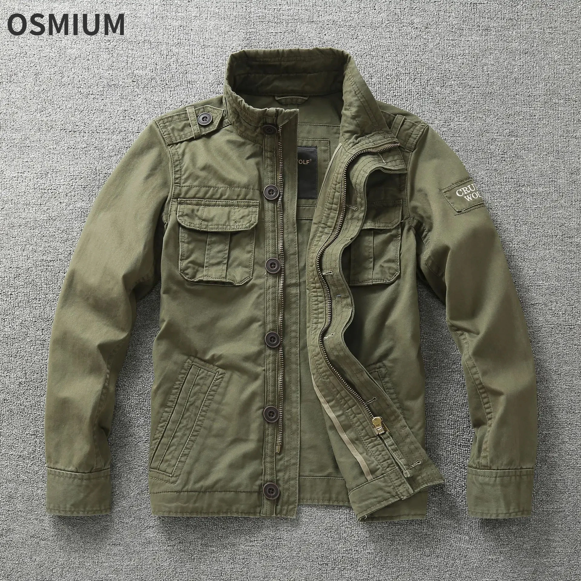 Casual Wear Mens Oversized Camo Jacket Sportswear Thick Denim Jacket Men Overall Green Military Winter Camouflage Coat Male XXL