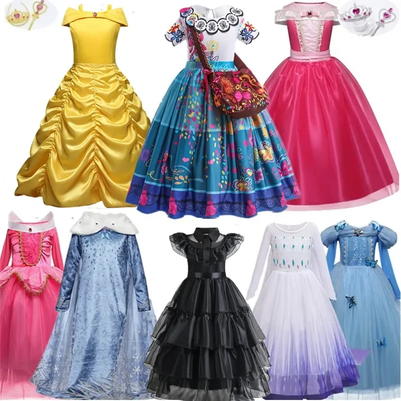 Girls Party Dress Up Princess Costume Kids Halloween Cosplay Costume Baby Girl Princess Dress Christmas Dress