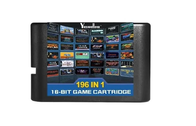 2018 !!! 196 in 1 multi games batter than 112 in 1 and 126 in 1 For Sega Mega Drive For PAL and NTSC drop shipping