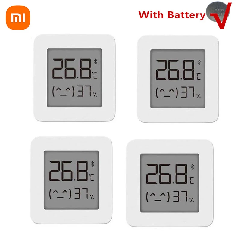 XIAOMI Bluetooth-compatible Digital Thermometer 2 LCD Screen Moisture Wireless Smart Temperature Humidity Sensor No Battery