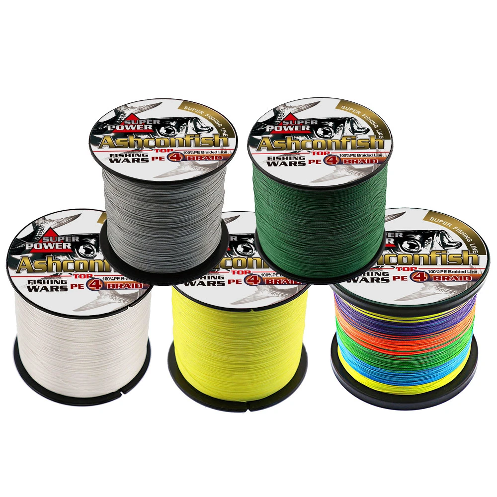 New brand Super 100M 8LB-100LB braided fishing line strong sea fishing pe fiber braid wires for fishing 4x Best fishing thread