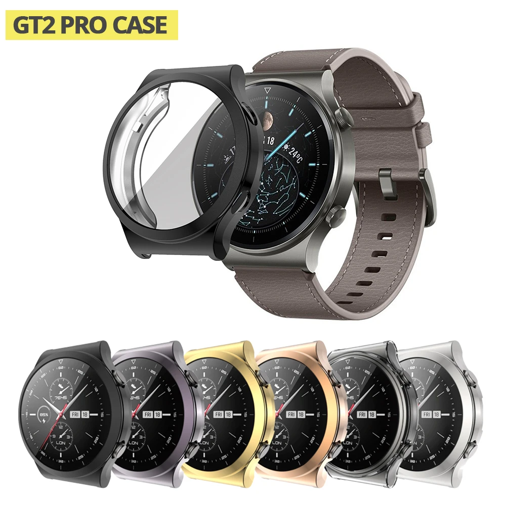 Tpu Case for Huawei GT 2 Pro Tpu Full Protector Hd Screen Accessories Watch Cover Bumper Case for Huawei Gt 2 Pro Shell Silicone