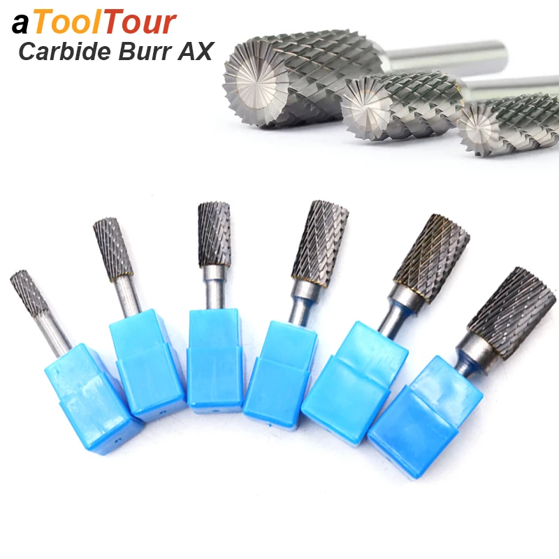 Style A Top Cut Carving Grinder Abrasive Tools Tungsten Rotary File Carbide Burr Milling Cutter Drill For Metal Wood Plastic