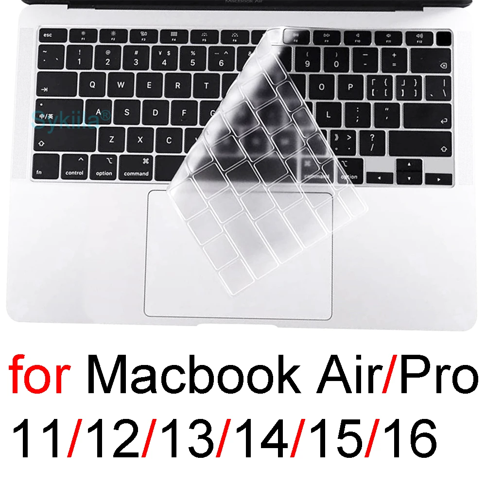 Keyboard Cover for Macbook Pro 13 M1 15 16 17 Air 13 11 12 Retina Touch Clear EU US A2179 A2337 A2338 20 Film Skin TPU Silicone