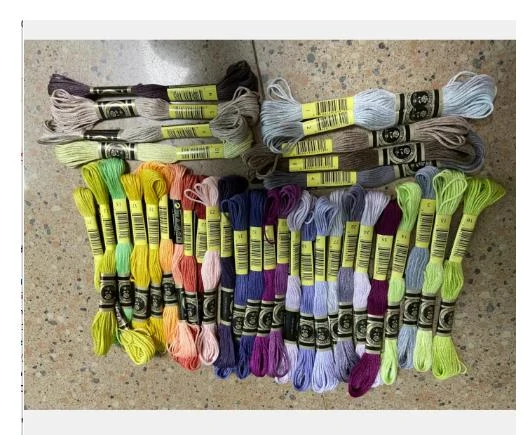 35New D*mc Colors Cross Stitch Cotton Embroidery Thread Floss Sewing Skeins Craft DIY  two labels your color