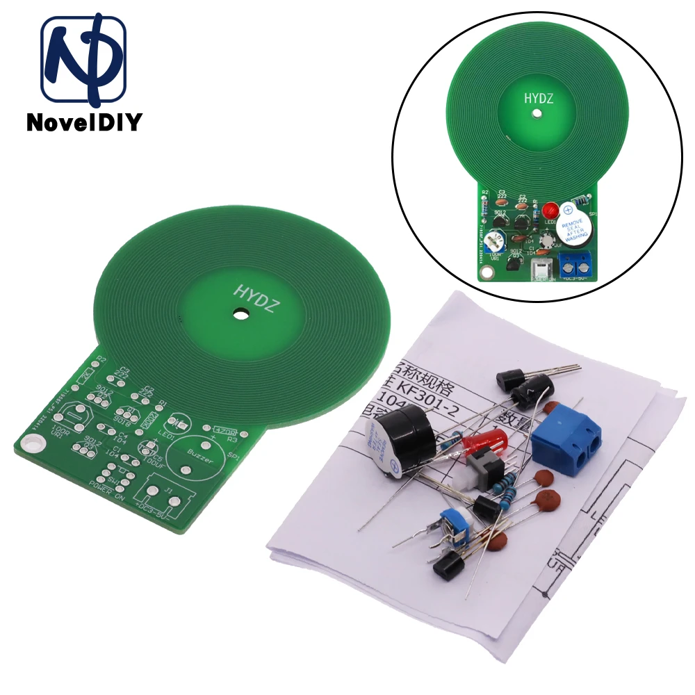 Metal Detector Kit Electronic Kit DC 3V-5V 60mm Non-contact Sensor Board Module DIY Electronic Part Metal Detector DIY Kit
