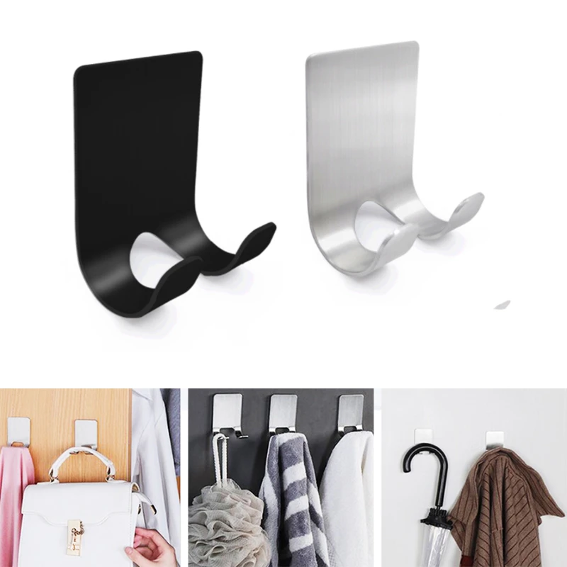 Stainless Steel Bathroom Shaver Holders Storage Rack Wall Hook Razor Rack Hanger для зубных щеток полка Bathroom Accessories