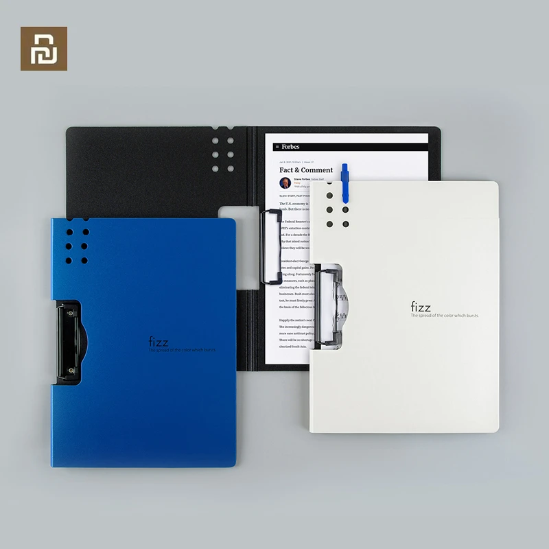 Xiaomi Fizz Horizontal A4 Folder 7colors Matte Texture Folder Portable Pad Portable Pen Tray Office Metting File Pocket 6colors