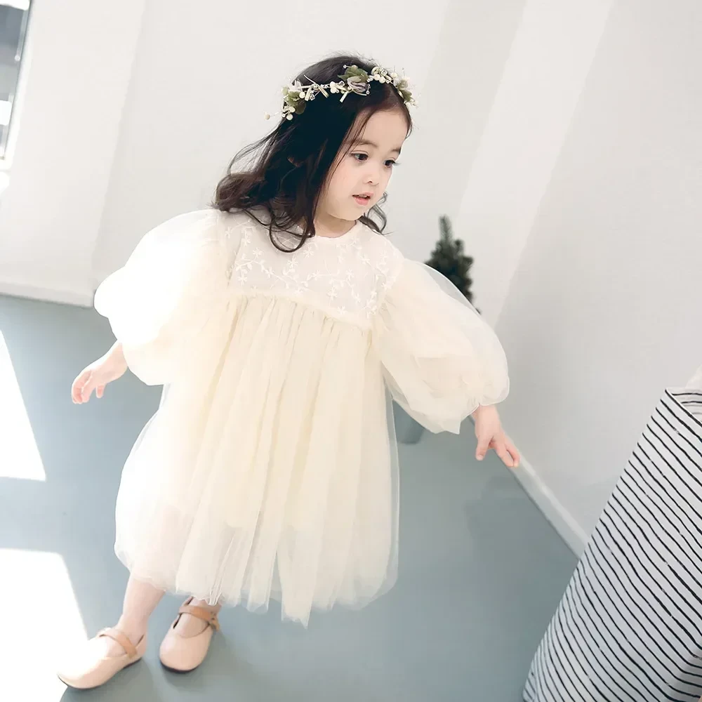 New Kids Dresses For Girls Spring Girl dress Child Baby Sweet Princess dress designer dress Baby Girl Clothes