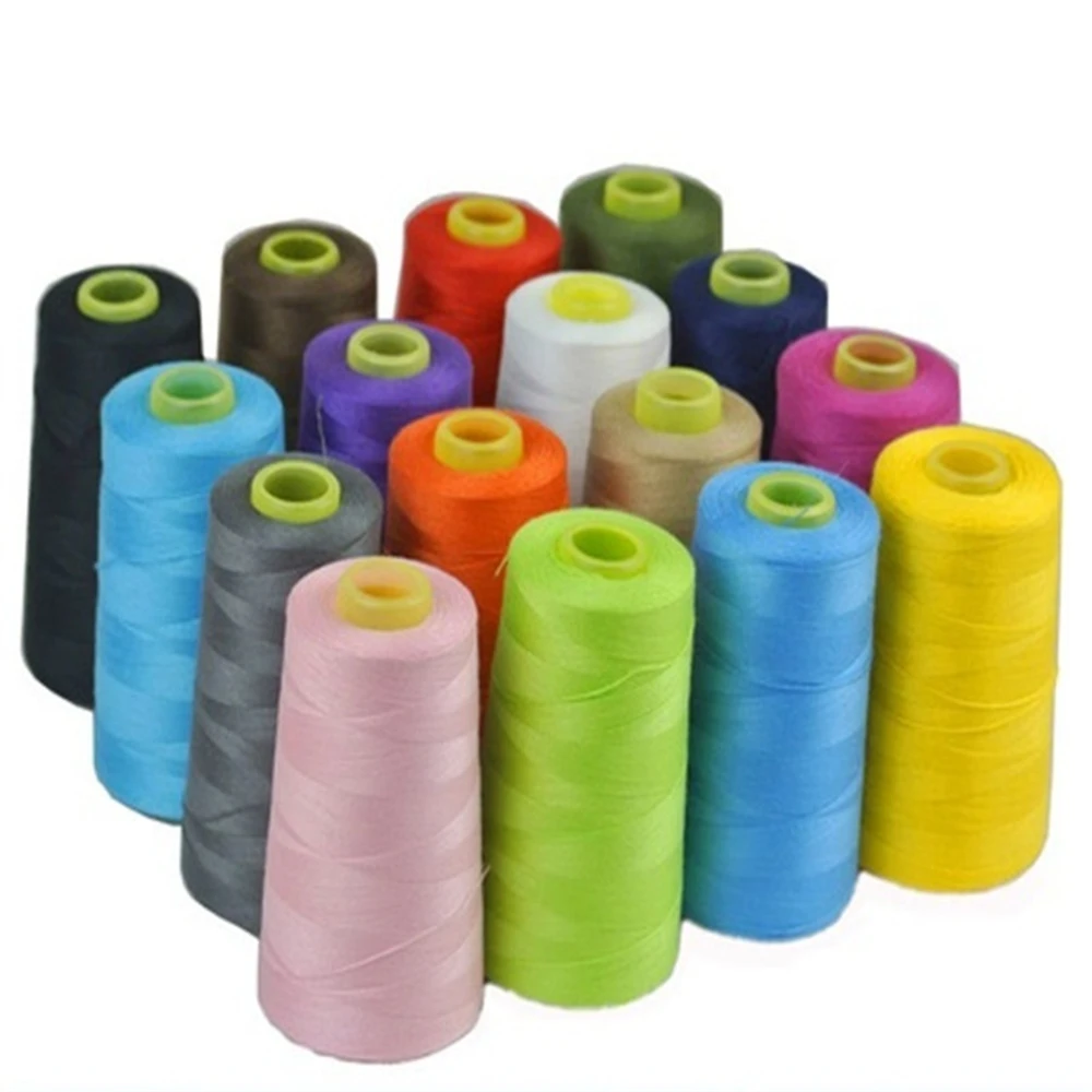 1Pc 3000 Yards Overlocking Sewing Machine Industrial Polyester Thread DIY Homemade Craft Tools