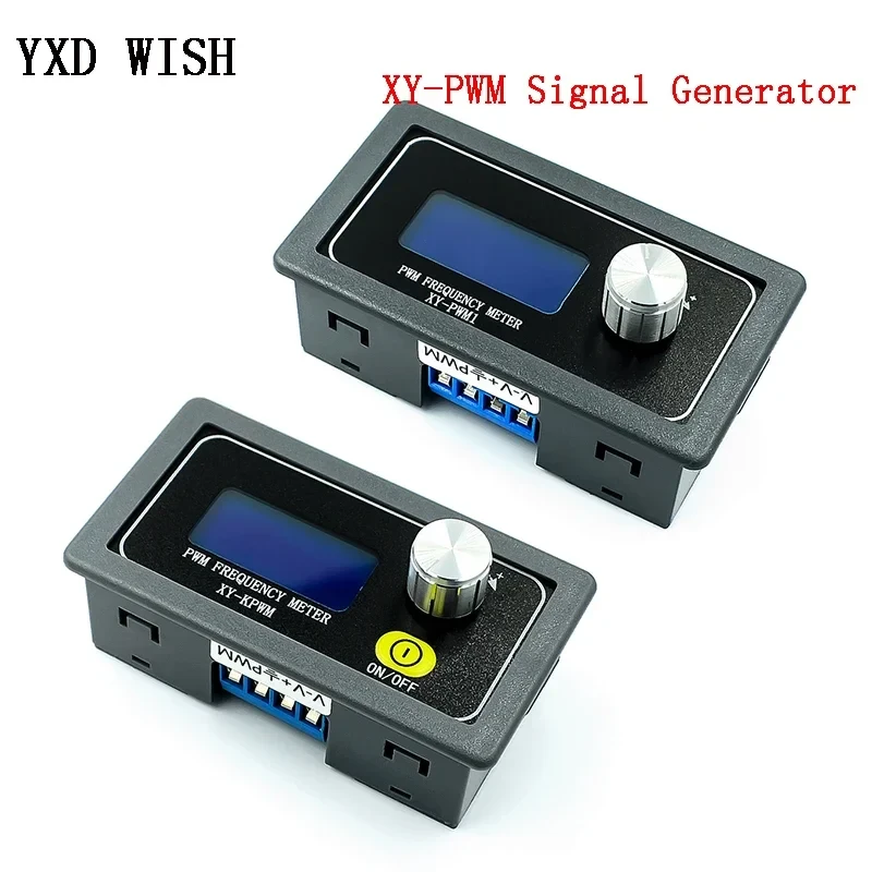 XY-PWM Signal Generator 1 Channel 1Hz-150KHz PWM Signal Generator Pulse Frequency Duty Cycle Adjustable Module LCD Display