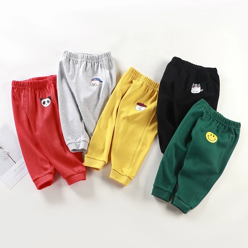 Casual Baby Kids Boys Girls Long Trousers Cotton Autumn Sport Pants 3 6 9 12 Months Toddler Children's Clothing