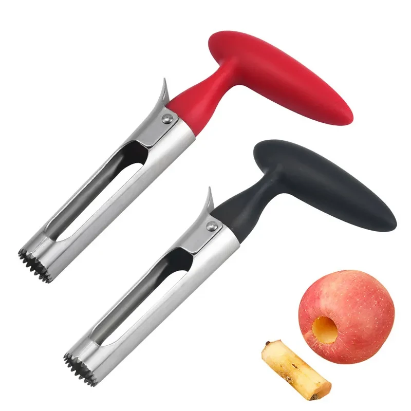 New Stainless Steel Apple Core Cutter Knife Corers Fruit Slicer Multi-function Cutting Vegetable Pear Core Removed Kitchen Tools