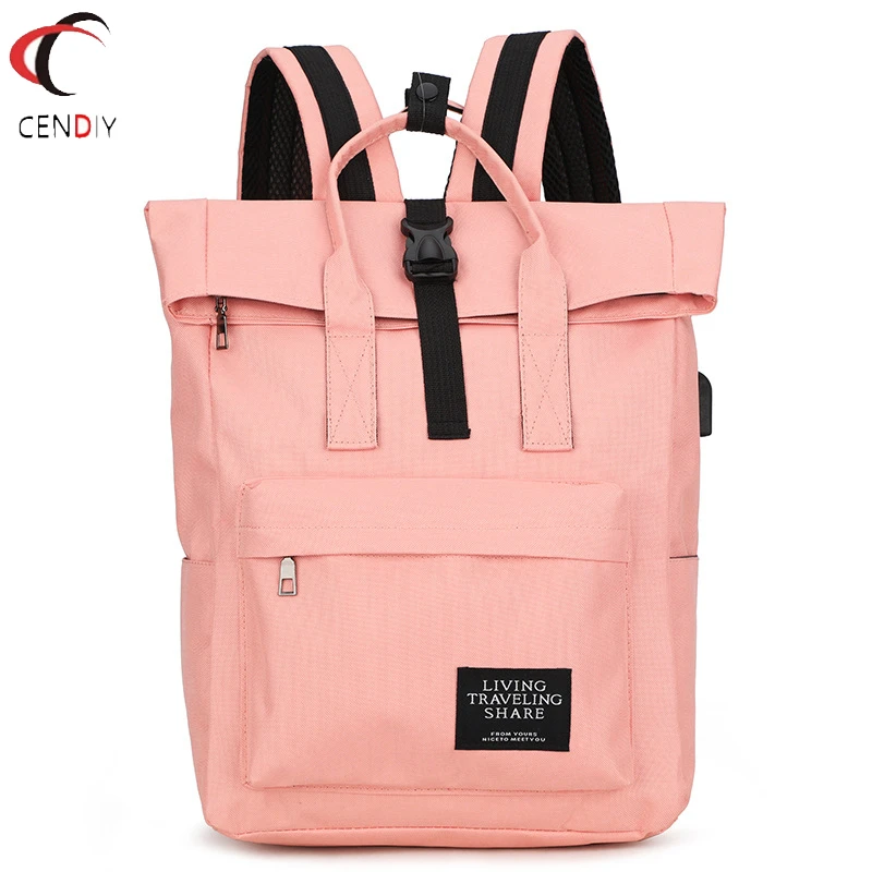 Casual  Multi-color Women Backpack for School Bags Teenage Girls Backpacks Women Large Capacity Oxford Ladies Laptop Backpack