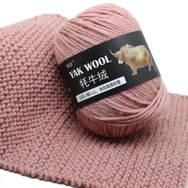 1pc 100g Fine Worsted Blended Crochet Yarn Knitting Sweater Scarf Yak Wool Yarn for Knitting Thread Thick Yarn