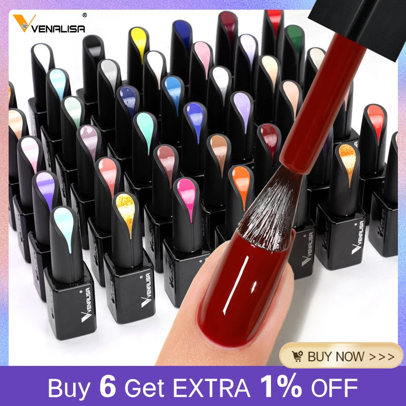 Venalisa 15ml Nail Gel Polish New Package 42 Color Enamel For Nail Art Base Coat Top Coat UV Gel Nail Polish Soak Off Manicure