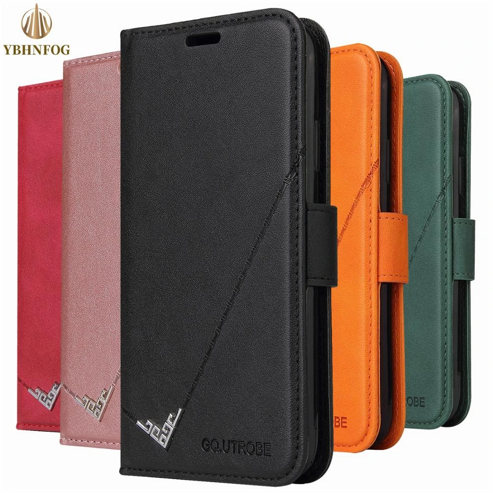 Luxury Business Leather Flip Case For Samsung Galaxy S20 FE S10 S8 S9 Plus Note 20 S21 Ultra Wallet Holder Card Slot Stand Cover