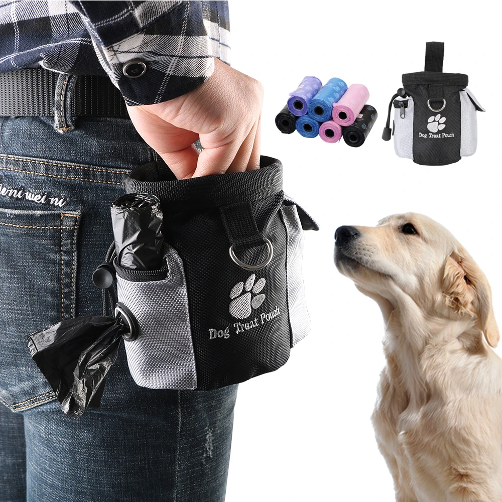 Outdoor Portable Bag for Training Dog Snack Bag Pet Supplies Strong Wear Resistance Large Capacity Pet Shop Waist Bag Durable