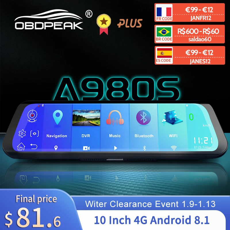 A980s 4G Car DVR 10