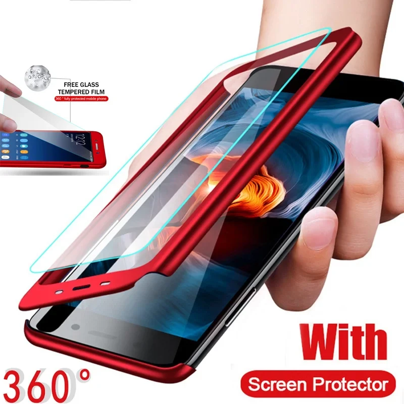 360 Full Cover Shockproof Case for Huawei Y9S Honor 9S 9C 9X 6C 7A 7C 8A 8S 8C 8X 7S 7X Honor 10 Lite 10i 9 8 20S V30 Pro Fundas