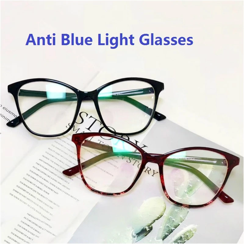 Cat Eye glasses Frame Women Retro Black Clear Optical Glasses Frame Spectacle Gafas oculos eyewear Transparent fake glasses 2021