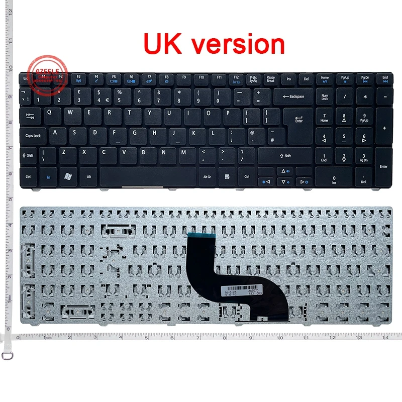 GZEELE UK laptop keyboard FOR Acer Aspire 5742 5742G 5742Z 5742ZG 5750 5750G 5750Z 5750ZG BLACK