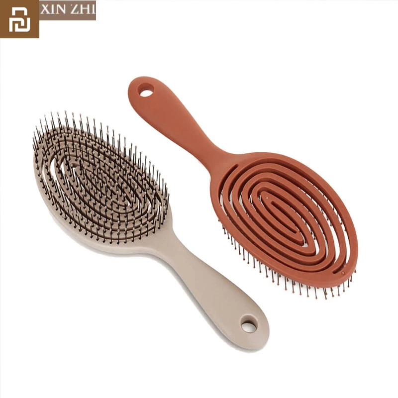 Youpin Xinzhi Relaxing Elastic Massage Comb Portable Hair Brush Massage Brush Anti-static Magic Brushes Head Combs