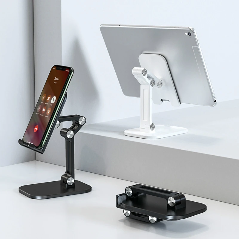 New Multi-angle Adjust Mobile Phone Holders ipad Holders Alloy Dock Station for IPhone 11 12 Samsung Huawei phone Stand Bracket