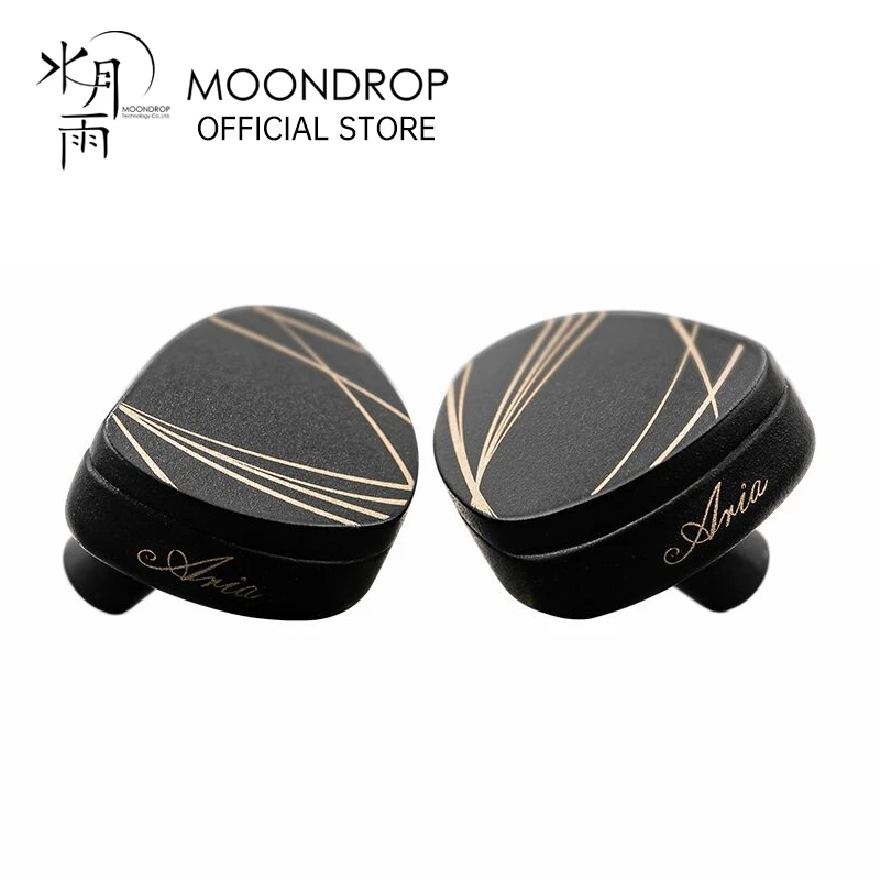 MoonDrop Aria 2021 Earphones High Performance LCP Diaphragm Dynamic IEMs Earbuds with Detachable Cable