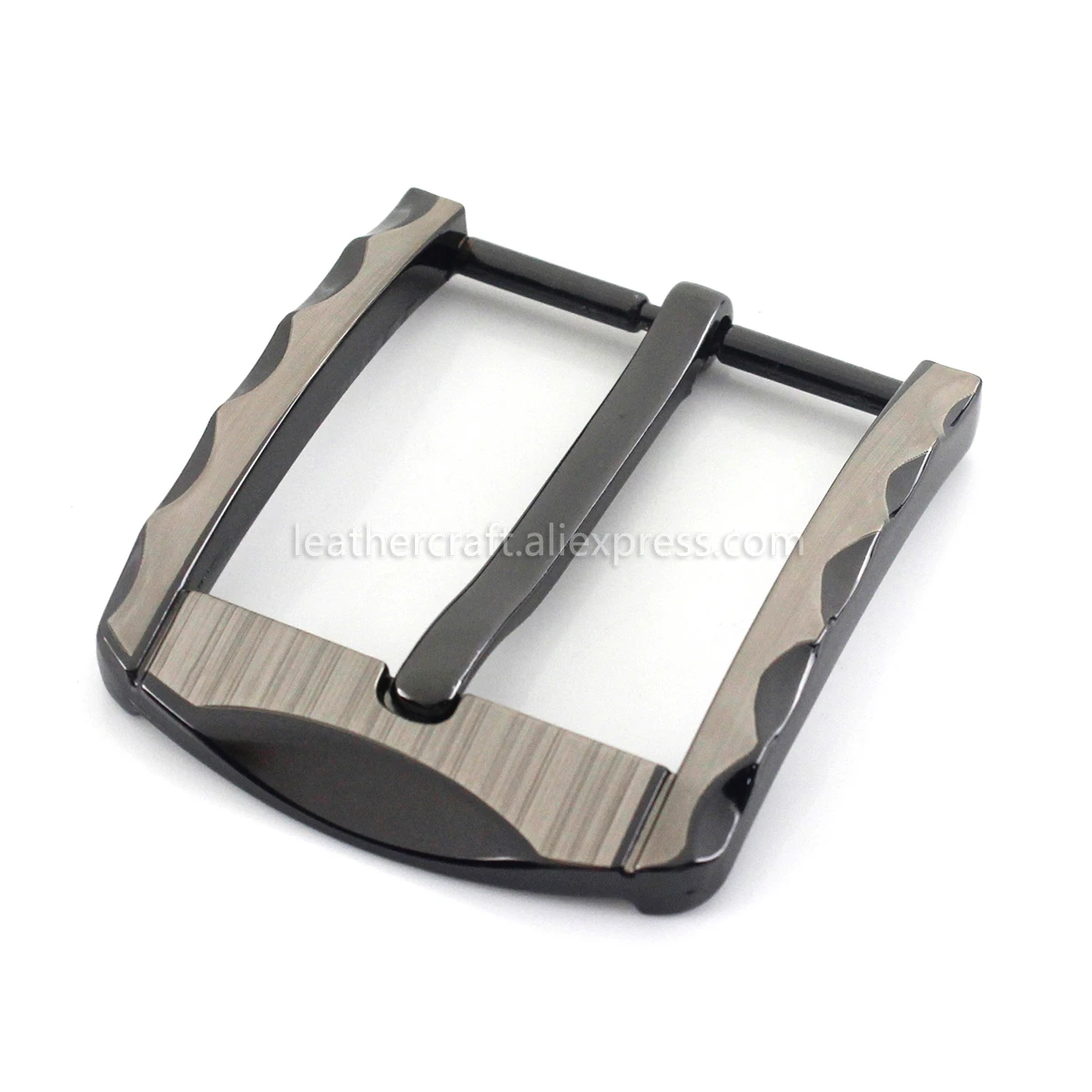 1pcs 40mm Metal Tri Glide Belt Buckle Middle Center Bar Men's  Single Pin Buckle Leather Belt bridle halter Harness adjustment