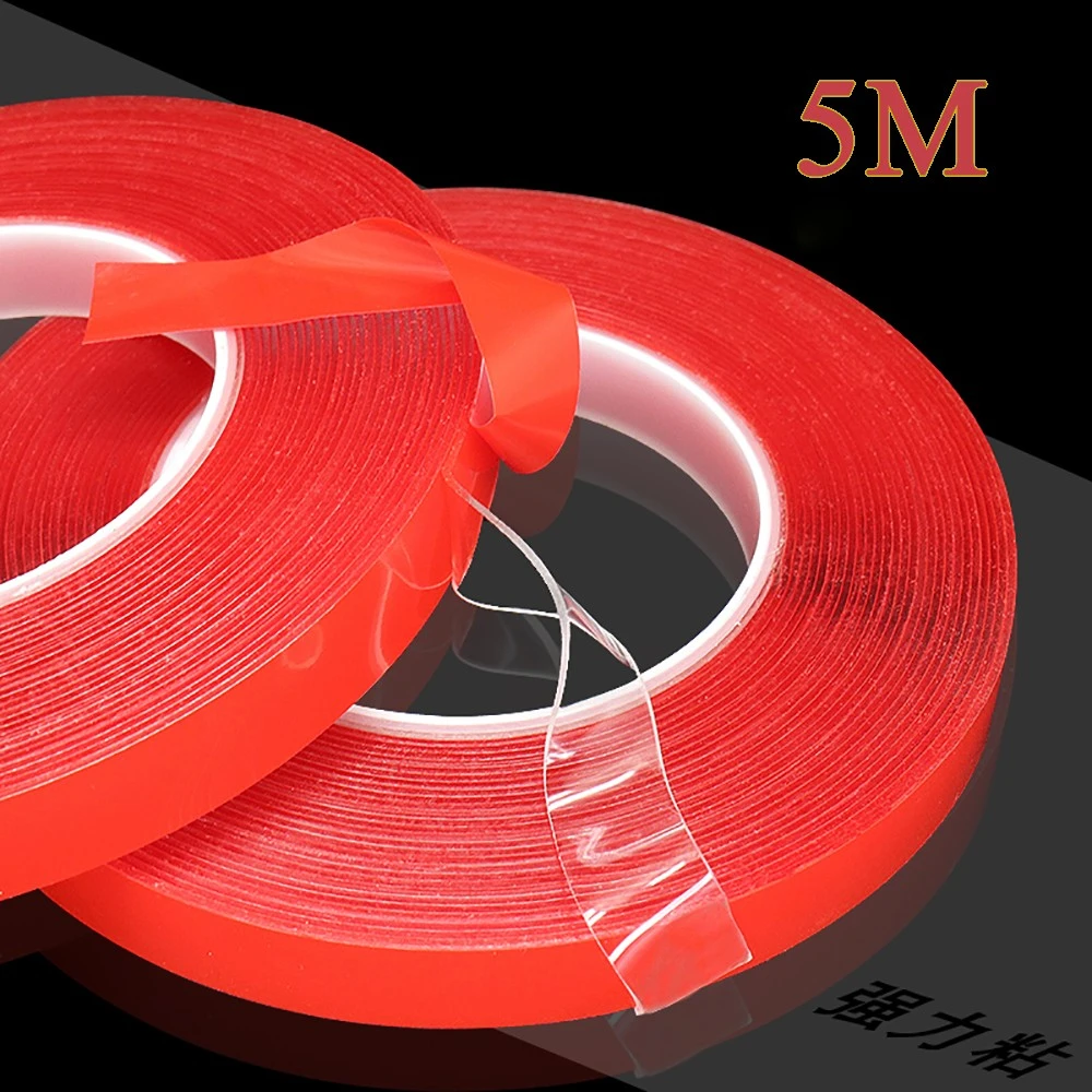 Double-sided Length 5M Width Strong Clear Transparent Acrylic Foam Adhesive Tapedouble Sided Adhesive Tape Adhesive Tape Sticker