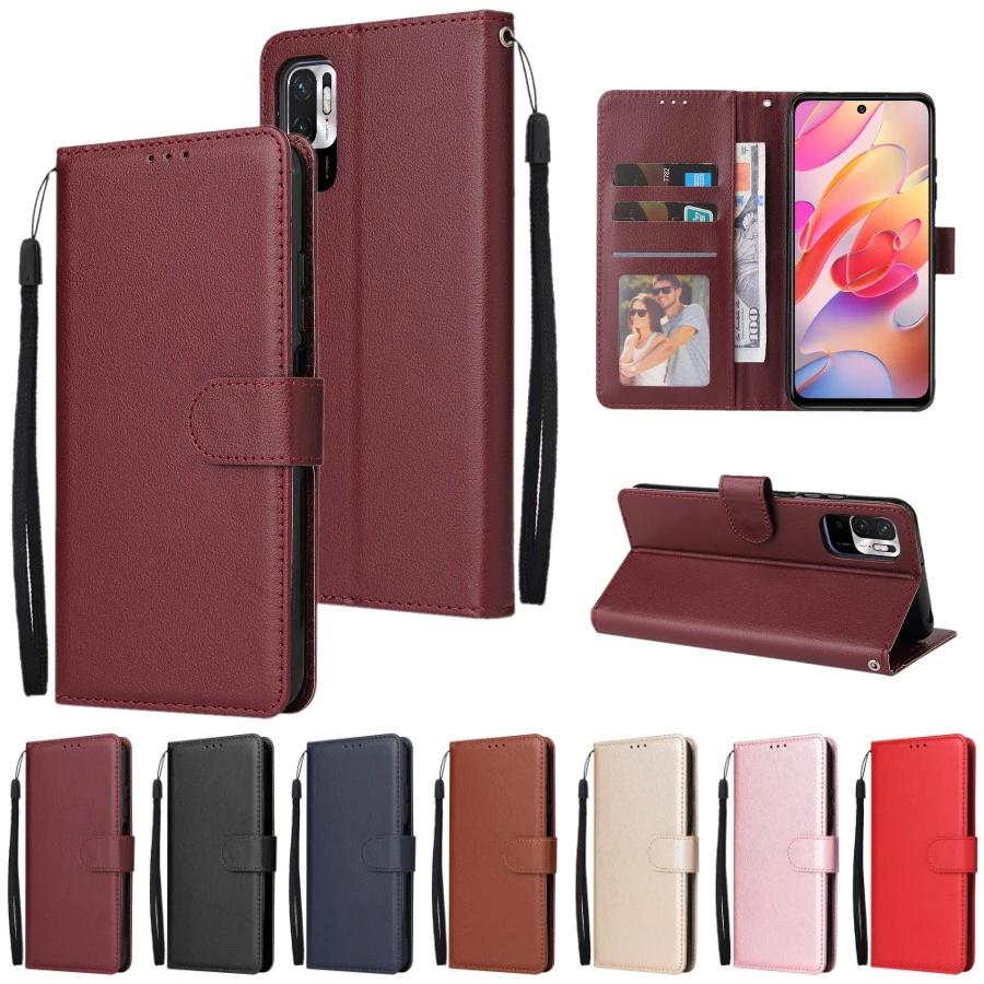 Flip Wallet Case for Xiaomi Redmi 10 9 9A 9C 9T 8 8A 7 7A Note 10 9 8 7 Leather Case For Xiaomi Poco X3 F3 M3 Pro Protect Cover