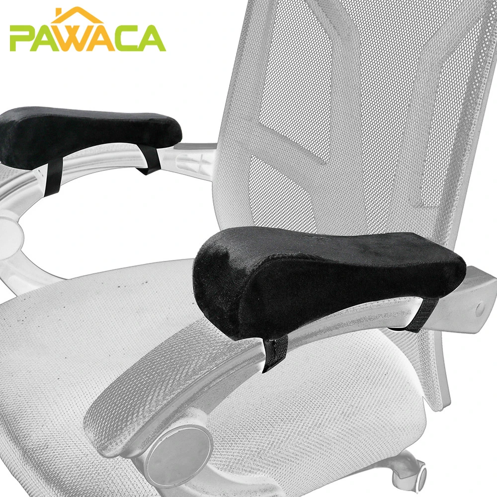 2pcs Pressure Relief Chair Armrest Pads for Office Chairs Wheelchair Comfy Chair Soft Elbow Pillow Pads Protector Covers Cushion